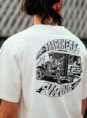 职业滑手王汇丰原创品牌BOARDHEAD滑板T恤长短袖汗衫透气重磅纯棉