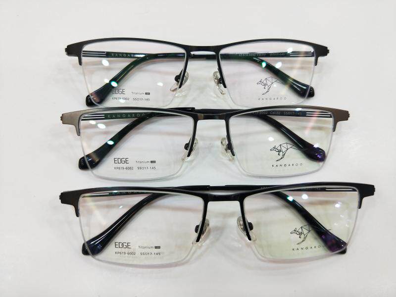 袋鼠变脸套镜眼镜架 KANGAROO/纯钛带偏光夜视夹片镜框KP619-6002