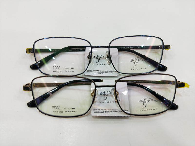 袋鼠变脸套镜眼镜架 KANGAROO/纯钛带偏光夜视夹片镜框KP621-6012