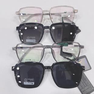 袋鼠眼镜架 2025款KANGAROO/袋鼠变脸框架 超轻TR+B钛 KP124-1017