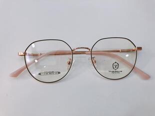 实体店专柜 希伯莱眼镜架 希伯莱钛时尚眼镜架 T-15196