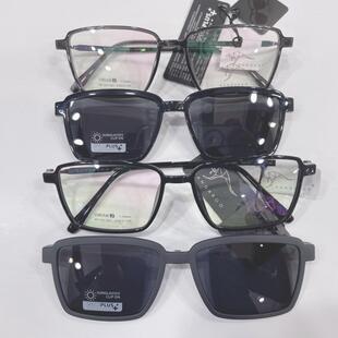 袋鼠眼镜架 2025款KANGAROO/袋鼠变脸框架 超轻TR+B钛 KP124-1021