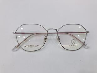 实体店专柜 希伯莱眼镜架 希伯莱钛时尚眼镜架 T-19194