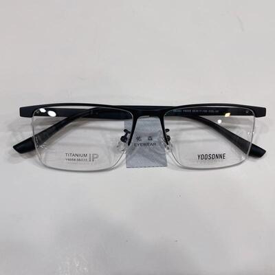 佑森眼镜架 YOOSONNE/佑森超轻纯钛休闲舒适经典商务配镜框 Y6058