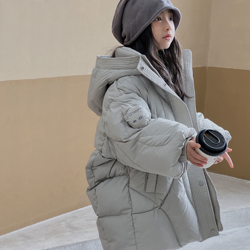 儿童羽绒服女童秋冬季2025新款洋气中长款童装女大童加厚轻薄外套,童装/婴儿装/亲子装,羽绒服,淘宝优惠券,粉丝福利购,淘宝优惠卷
