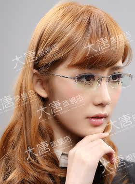 记忆钛半框男款女架近视眼镜