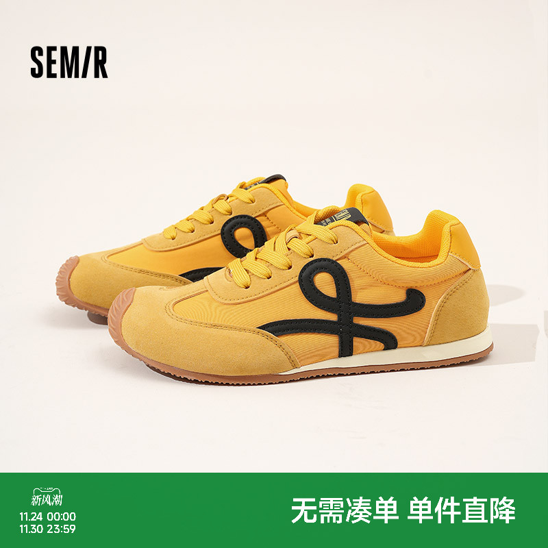 Semir女鞋小歪头复古德训阿甘鞋