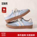 Semir女鞋德训鞋女2025秋冬新款小白鞋百搭阿甘鞋子加绒休闲板鞋