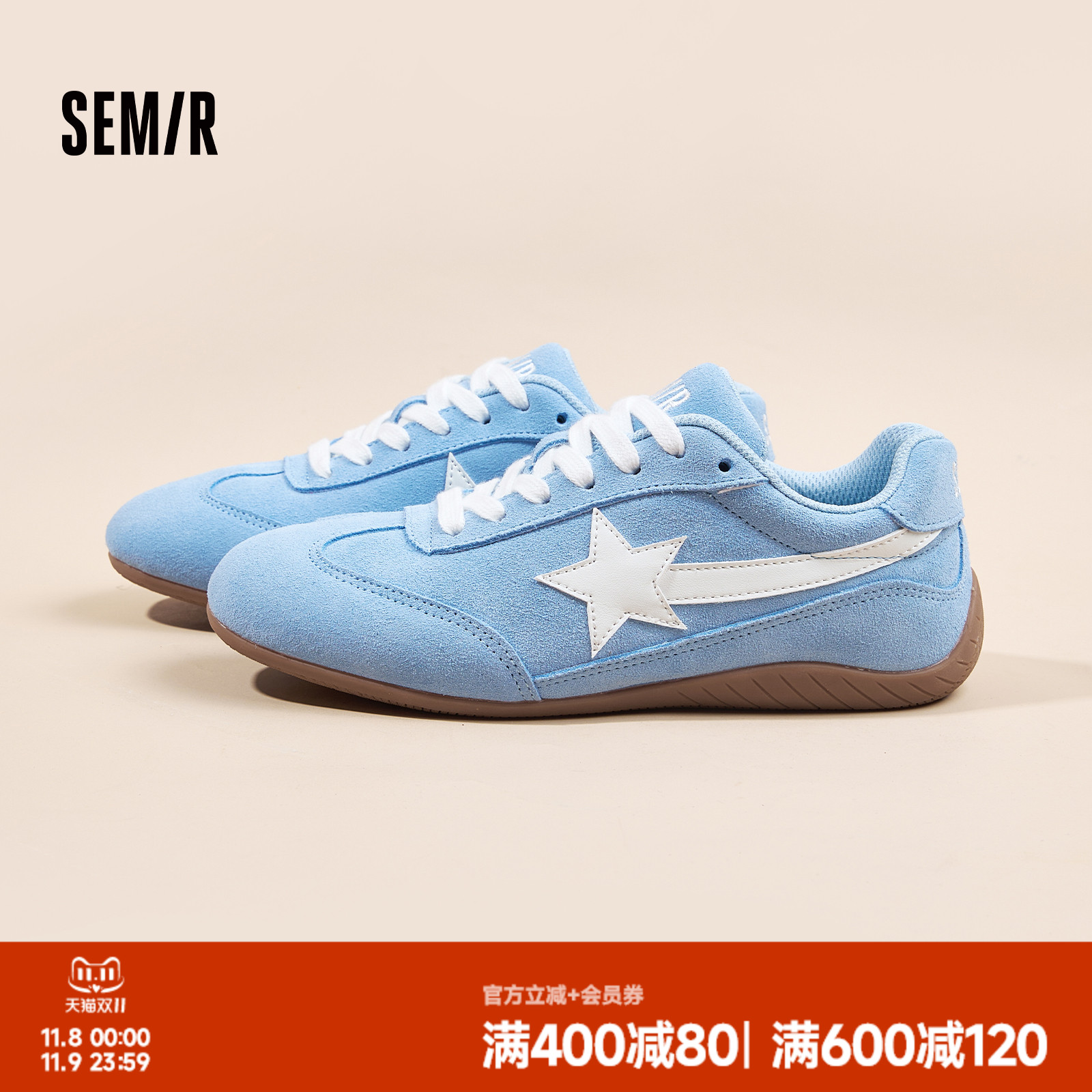 Semir2025新款秋冬德训鞋女