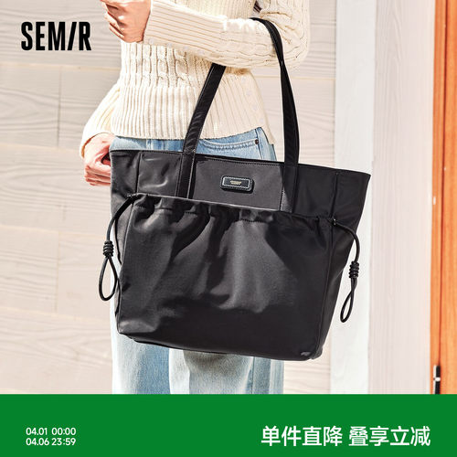 森马质感托特包女2024新款