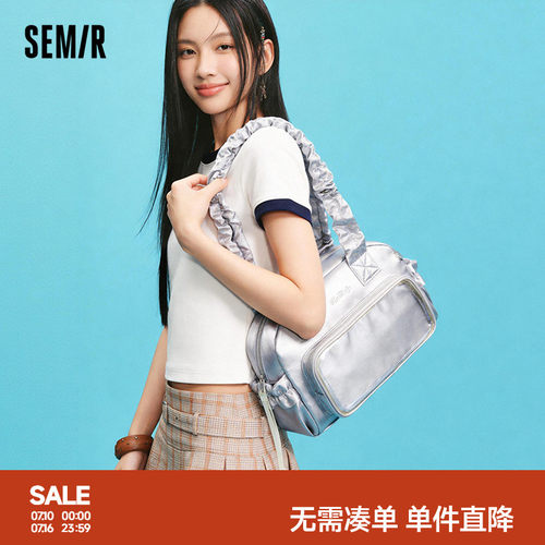 森马时尚精致手提单肩通勤痛包女