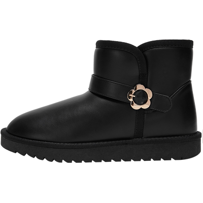 Semir雪地靴女2025新款加绒棉鞋