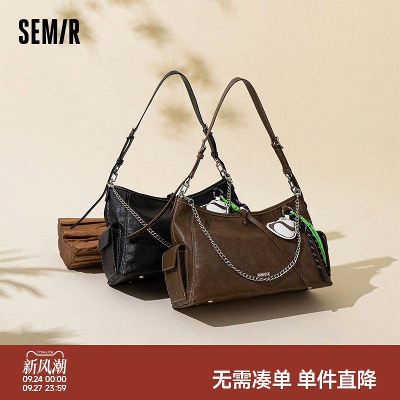 森马包包女托特包多口袋工装