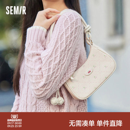 森马包包腋下包女2024新款甜美