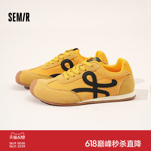 Semir女鞋小歪头复古德训阿甘鞋