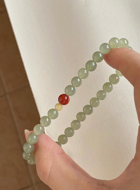 新春鸿运当头手串女仿和田玉手串多宝手链新中式单圈简约时尚饰品