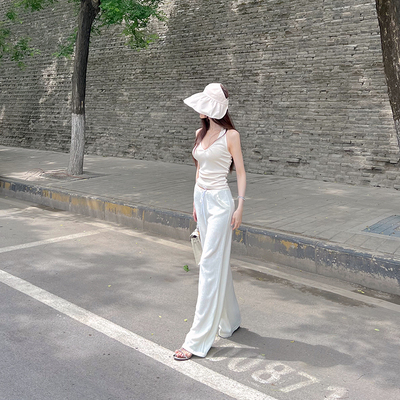 Winema晓雪 老钱风松弛感chic 一套6k+ 堆积感上衣+阔腿裤女夏季