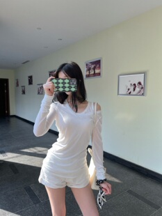 4.13 薄如蝉翼   两件套宽松背心T恤长袖T叠穿也凉爽透气夏季上衣