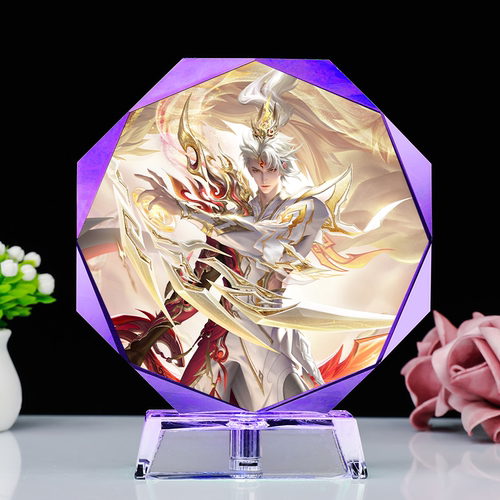 王者荣耀周边手办妲己众生和水晶小夜灯澜九州拓定制礼物敖隐嫦娥