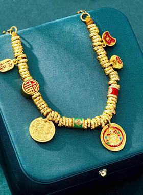 国潮宫廷风小胖福手串女款