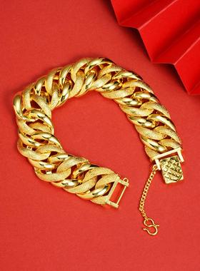 男士霸气手表扣宽边手链