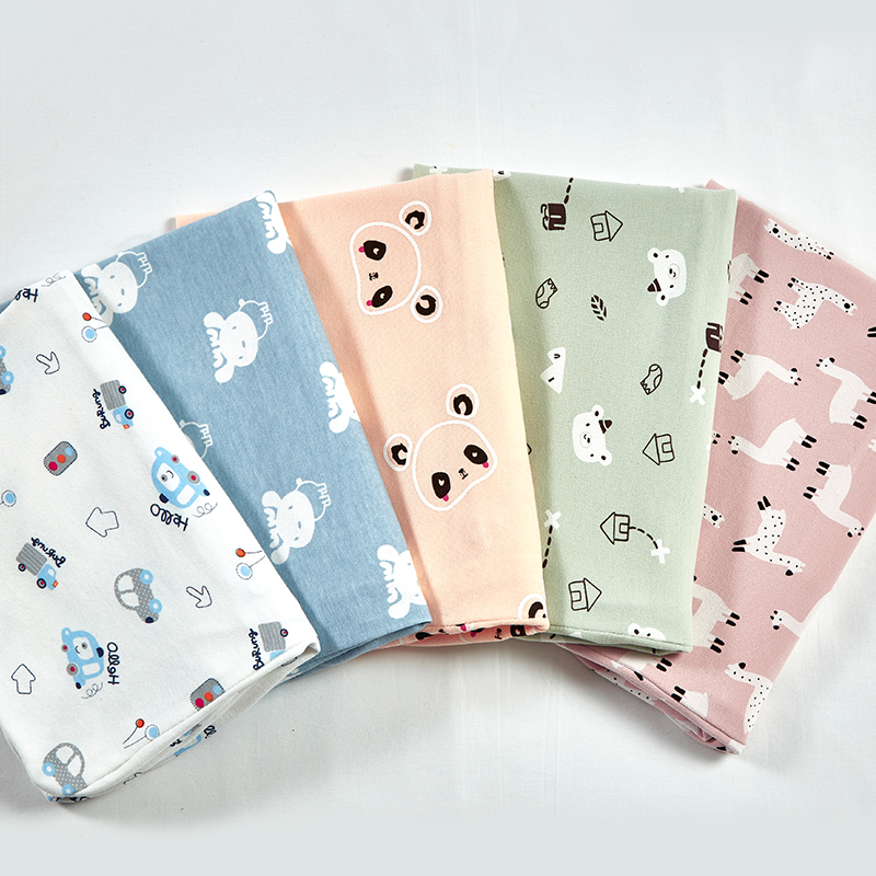 黛富妮乳胶枕专用纯棉枕套 印花款 波浪形乳胶枕头套 儿童款