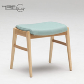 实木矮凳可堆叠小凳子 进口化妆凳定制日式 日本Karimoku正品 原装