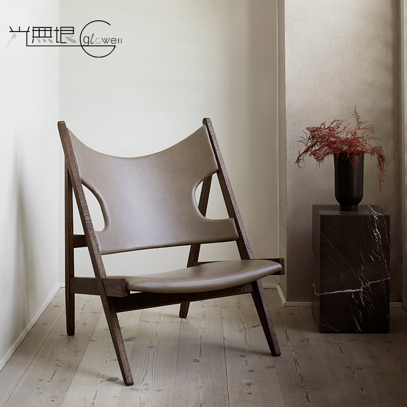 丹麦客厅北欧真皮卧室沙发