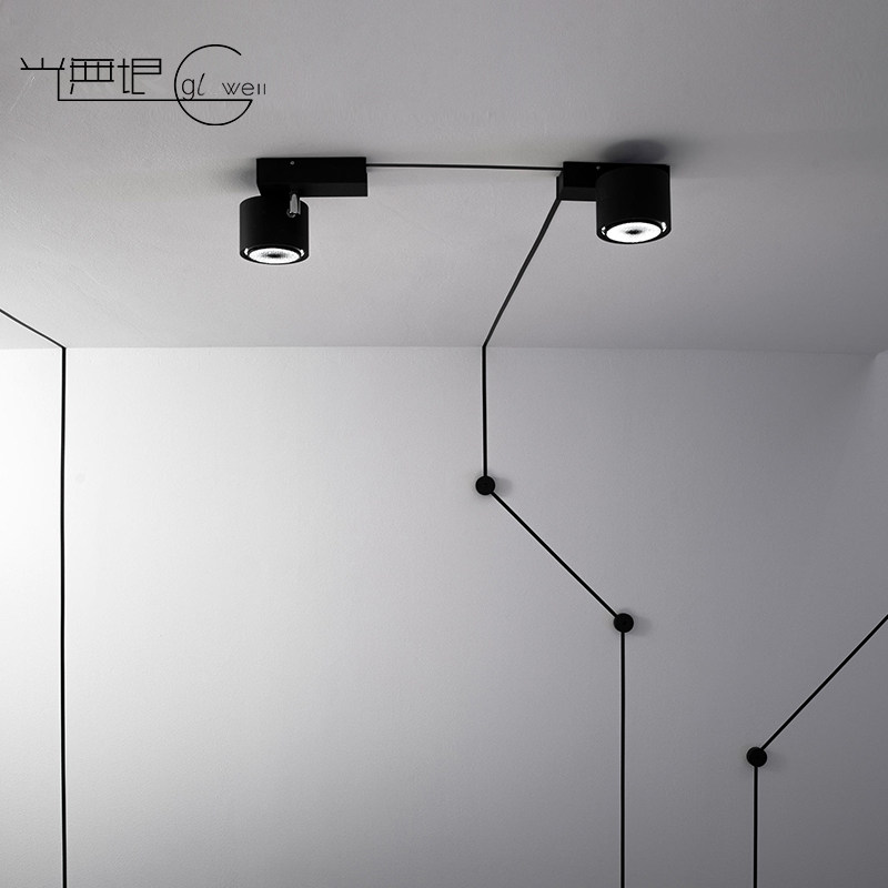 DavideGroppi轨道灯客厅背景墙