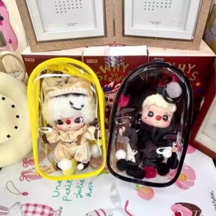 WHYSOSERIOUS系列炽焰小丑盲盒手办透明18cm娃包痛包保护套防尘罩