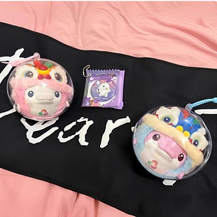 适用于喜洋洋乐融融吉祥物娃包全运会周边盲盒醒狮玩偶大湾鸡鸡笼