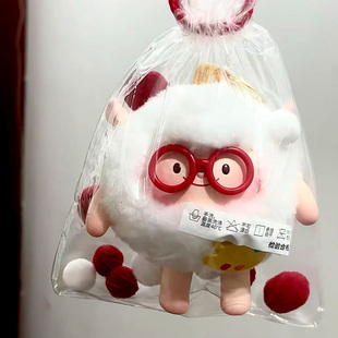 Flying DongDong纪念版透明娃包毛绒公仔收纳蛋仔派对遛娃包