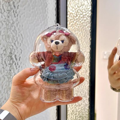 迪士尼搪胶挂保护套玲娜贝儿星黛露娃娃挂件玩偶壳高清防尘收纳罩