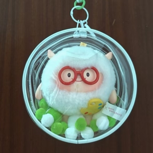 纪念版毛绒公仔收纳透明娃包Flying DongDong羊蛋仔派对遛娃包