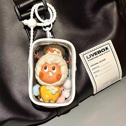 泡泡玛特公仔手办收纳盒