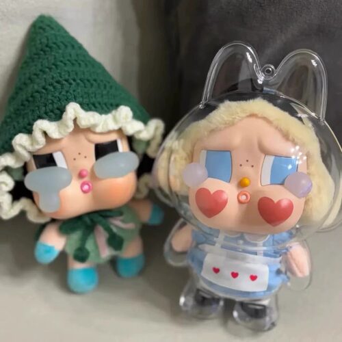 CRYBABY哭娃保护壳拉布布遛娃包眼泪工厂亚克力搪胶棉花娃娃罩子