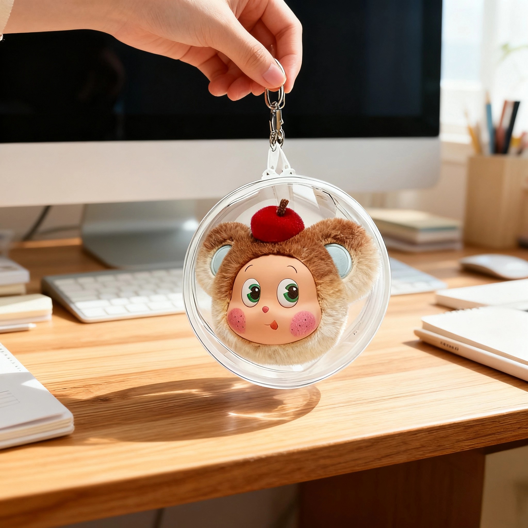 星星人美味时刻系列耳机包适用于泡泡玛特零钱遛娃保护套防尘罩壳