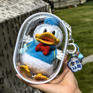 dimoo搪胶挂件保护套唐老鸭盲盒袋迪士尼娃包泡泡玛特米奇保护壳