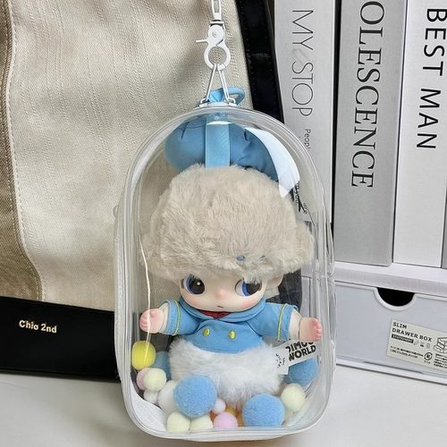 18cm搪胶痛包手办盲盒公仔收纳包