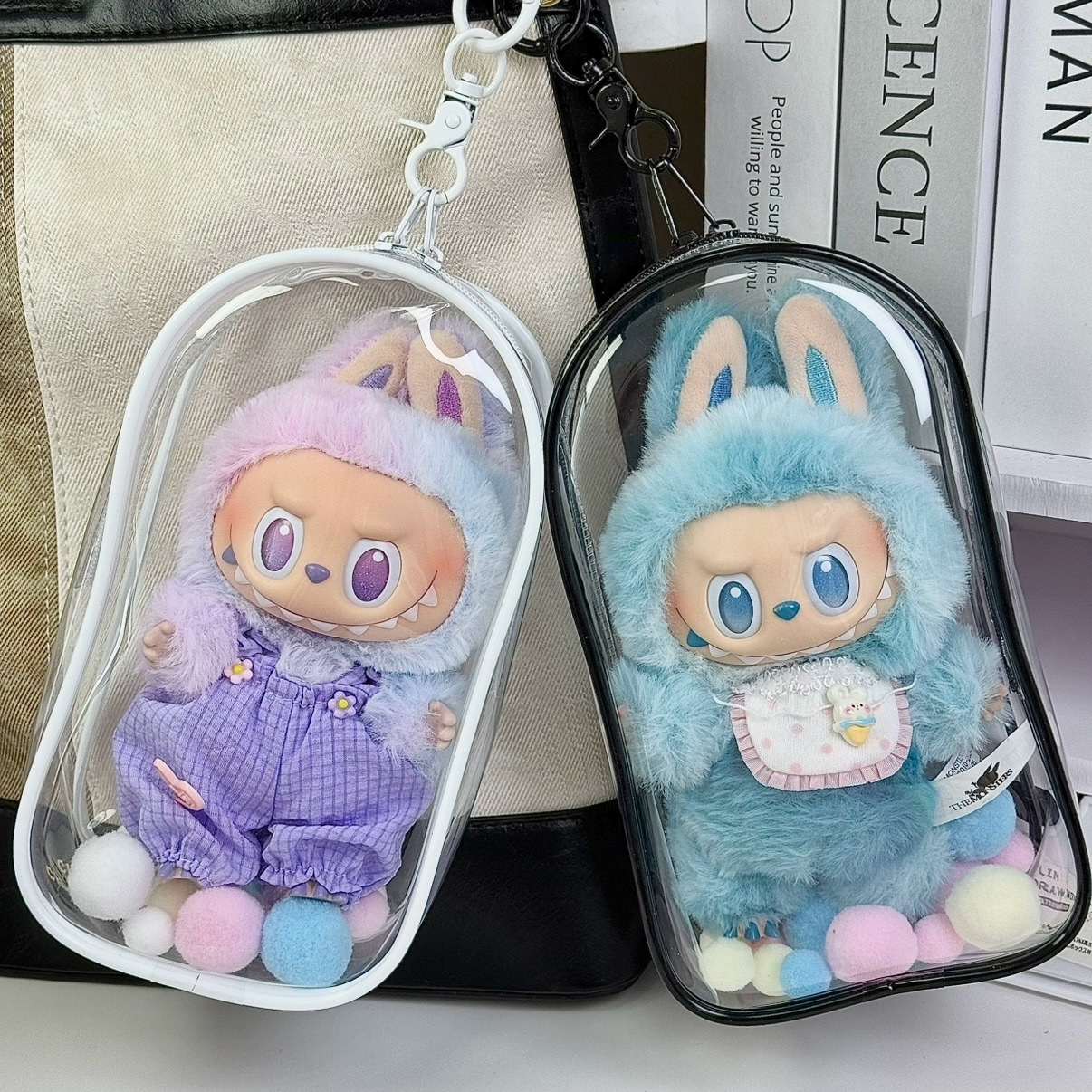 labubu3.0遛娃包拉布布保护套