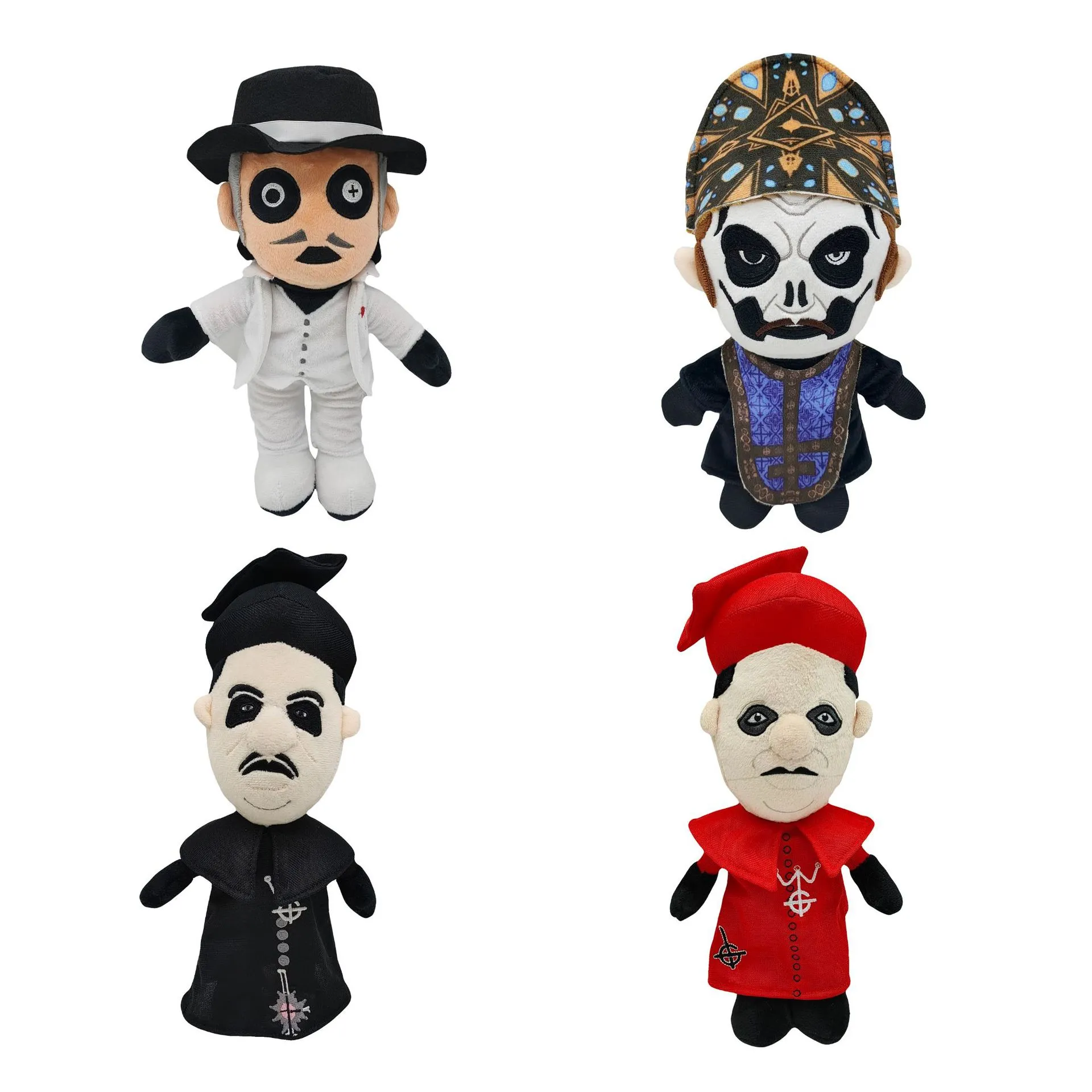 跨境新品cardinal copia plush毛绒玩具红衣教主玩偶支持来图来样
