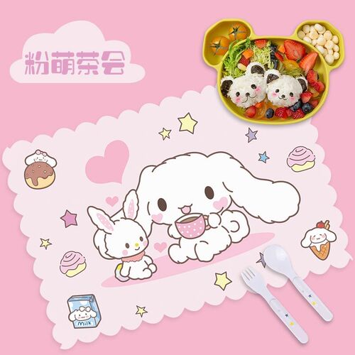 小学生午餐垫儿童40X60课桌垫专用餐布餐桌垫折叠防水隔热餐布垫