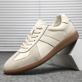 美式 头层牛皮德训鞋 复古 子休闲鞋 潮轻便小白鞋 男款 低帮板鞋