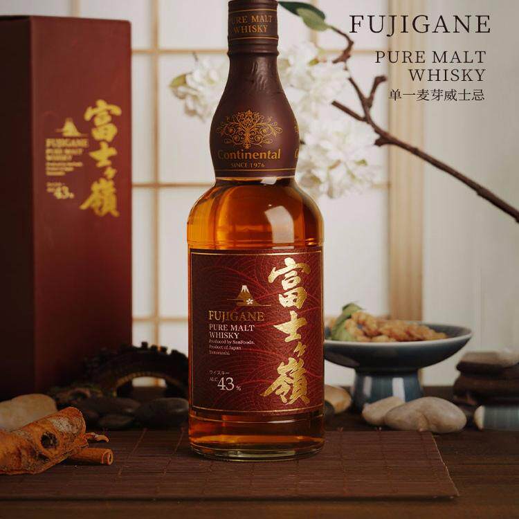 富士岭洋酒威士忌单一麦芽小瓶礼盒年货礼物微醺日本酒进口圣诞酒