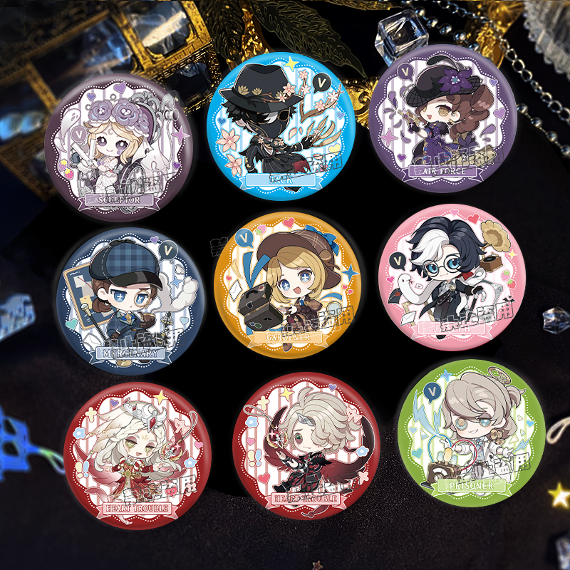 第五人格Q版满天星吧唧徽章摄影师囚徒杰克园丁心患佣兵同人谷