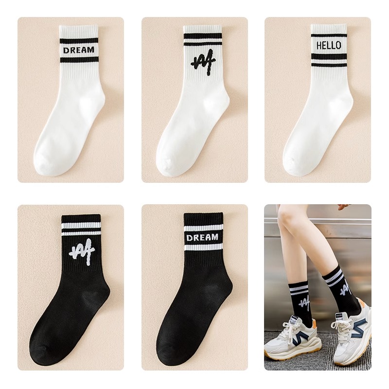 女长袜学生中筒ins潮流运动袜