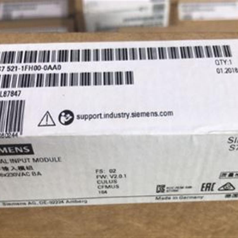 S7-1500数字量输入模块6ES7521-1FH00-0AA0/OAAO