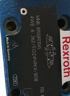 A032*全新无包装正品力士乐 4WE 6 J62/EG24N9K4/B08 R900901045