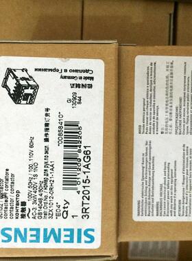 全新原装正品德国交流接触器3RT2015-1AG61 AC100-110V现货