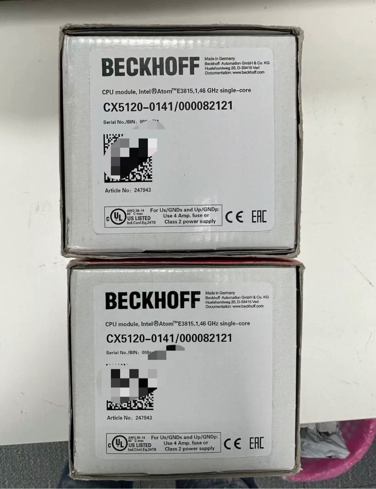 BECKHOFF倍福 CX5120-0141全新原装  实物拍摄  现货库存   议价